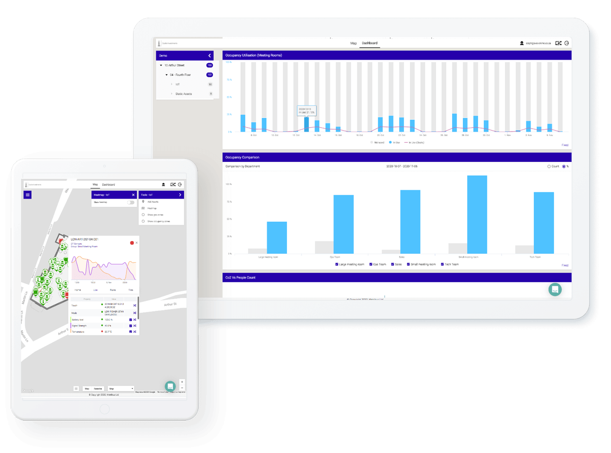 Book a call tablet screen