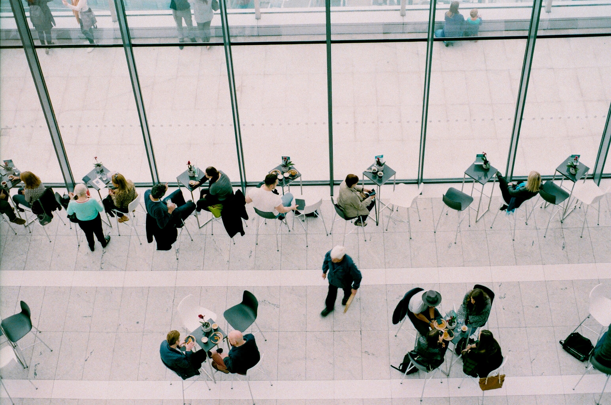 Occupancy monitoring of people at lunch