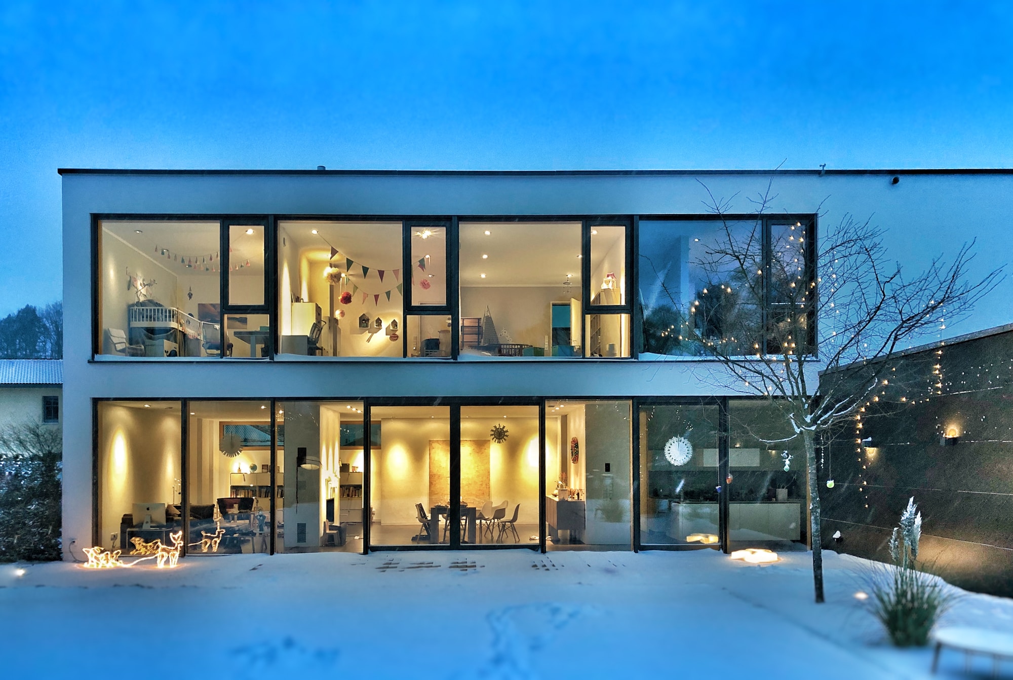 Smart home in the winter