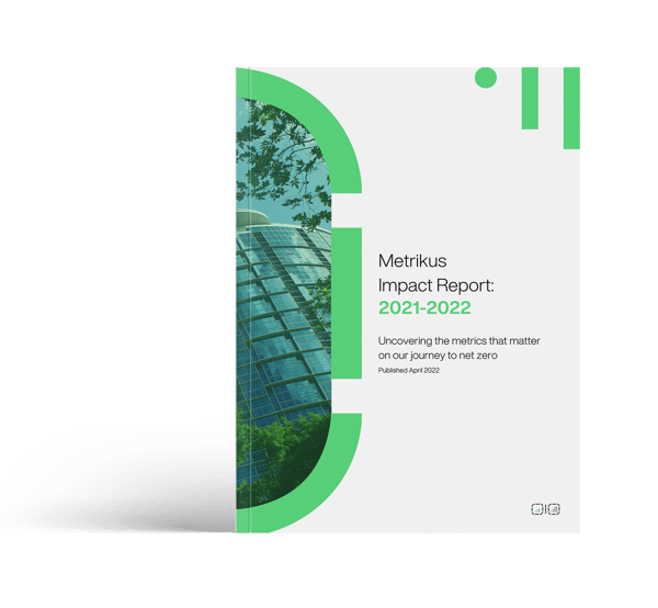 Sustainable metrikus report - front