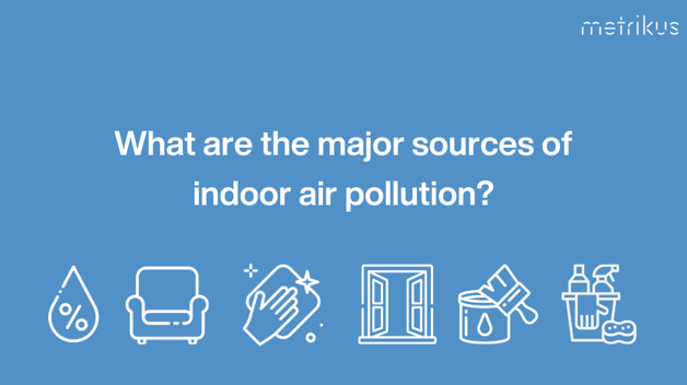 What are the major sources of indoor air pollution?