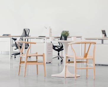 Open plan office space